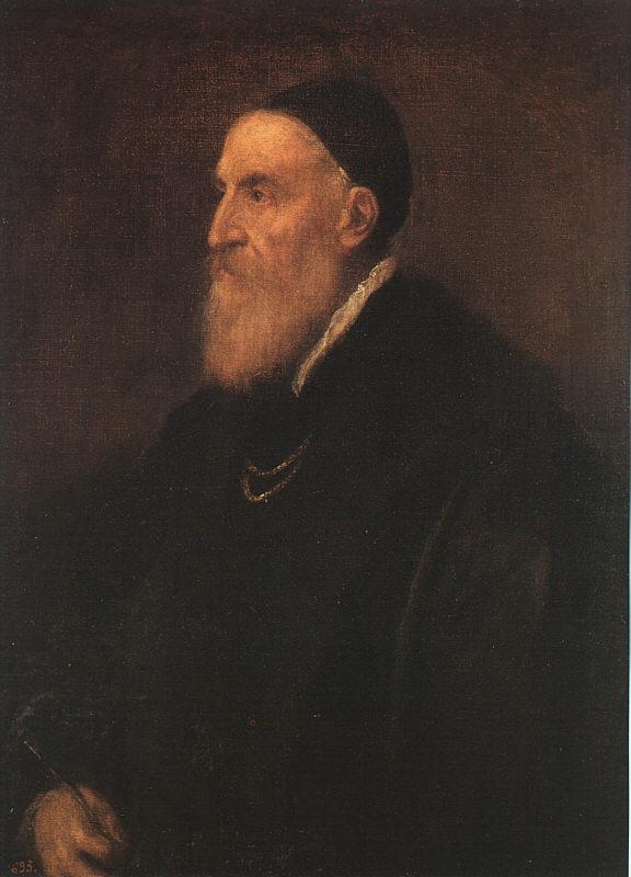  Titian Self Portrait oil painting picture